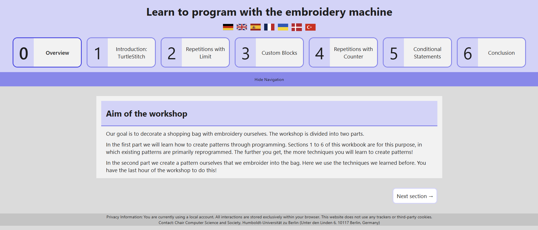 Prototype workbook option 2